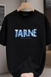 New Cotton Fashion Sense Printing Short-sleeved T-shirt Unisex Men Summer Tide Loose Hundred Tops_ecoleips.com