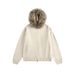 Women's Clothing Retro Detachable Fur Collar Knit Cardigan For Women, Autumn And Winter, Relaxed Style, Couple's Loose Coat_ecoleips.com