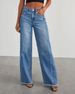 Women’s Clothing new products loose wide leg side seam stitching frayed hem jeans for women_ecoleips.com