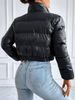 Women's Clothing Autumn And Winter Zipper Pocket Leisure Sports Warm Jacket Short Cotton Coat Popular Coat_ecoleips.com