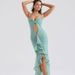 Women's Clothing New High End Design Hollow Solid Color Slit Irregular Suspender Dress_ecoleips.com