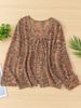 Women Tie Front Hollow Out Knit Cardigan Loose Flare Long Sleeve Ribbed Texture Lightweight Breathable Skin-friendly Sheer Cover Up_ecoleips.com