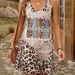 Women's Clothing Women's Spring And Summer Comfortable All Match Slim Leopard Print Sleeveless U Neck Women's Dress_ecoleips.com