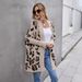2026 New Women's Loose Cardigan Jacket Personalized Fashion Leopard Print Knitted Sweater Women_ecoleips.com