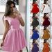 Women's Clothing Suspender Waist Pleated Dress Mid Length Skirt Hot Selling Sexy Dress_ecoleips.com