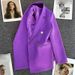 Women's Orange Suit Jacket Korean Style High-End Temperament Spring Autumn Outerwear 22 Colors Available_ecoleips.com