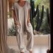 Elegant Oversized Pocket Drop-Crotch Jumpsuit For Women - Soft Viscose Blend Wide-Leg Romper, Comfortable Loungewear And Casual Outfit_ecoleips.com