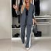 Women's Hot Selling Elegant Long-Sleeved Collared Casual Suit_ecoleips.com