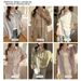 Women's Linen Summer Sun Protection Shirt Long Sleeve Thin Solid Color Loose Fitting High End Luxurious Outerwear_ecoleips.com