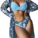 Verve New Style Three-Piece Swimsuit Cover-Up Women's Two-Piece Sexy Lace Bikini_ecoleips.com