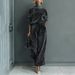 2025 Autumn Winter Cross-Border European And American New High-End Fashion Women's Knitted Long Sleeve Suit Commuter_ecoleips.com