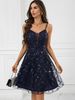 Sexy Backless Sequined Dress Short Skirt Women's Clothing Small Dress_ecoleips.com