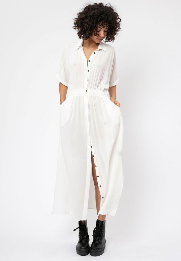 New European And American Summer Rayon Shirt-Style Beach Cover-Up Sunscreen Bikini Swimsuit Outerwear_ecoleips.com