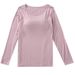 K Long Sleeved Underwear With Chest Cushion, Base Top, Women's Cup One-piece, No Steel Ring T-shirt, Slim Fit_ecoleips.com
