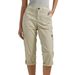 Women's Clothing New Solid Color Multi Pocket Cropped Casual Pants For Women_ecoleips.com