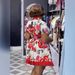 Women's Ethnic Print Pleated Skirt And Shirt Set Casual Flowy plus Size JK Style Spring Collection Outfit_ecoleips.com