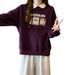 Two-tone Patchwork Polo Collar Long-sleeve Sweatshirt For Women, Spring And Autumn Thin Style, Korean Version, Loose_ecoleips.com