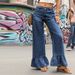 European American Spring New Y2K Fashionable And Unique Ruffled Loose Straight-Leg Jeans For Women, High-Waisted_ecoleips.com