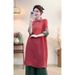 This New Chinese-Style Five-Sleeved Short-Sleeved Mid-Length Cotton And Linen Top Is Versatile For Summer And Features A_ecoleips.com