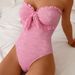 Adjustable One-Piece Swimsuit For Women With Removable Straps – Lightweight Polyester Fabric, Comfortable & Stylish Swimwear For Beach & Pool_ecoleips.com