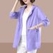 New Medium And Long Sunscreen Clothes Korean Version Loose Large Size Jacket Women's Spring And Summer Thin UV Protection Sunscreen Clothes_ecoleips.com