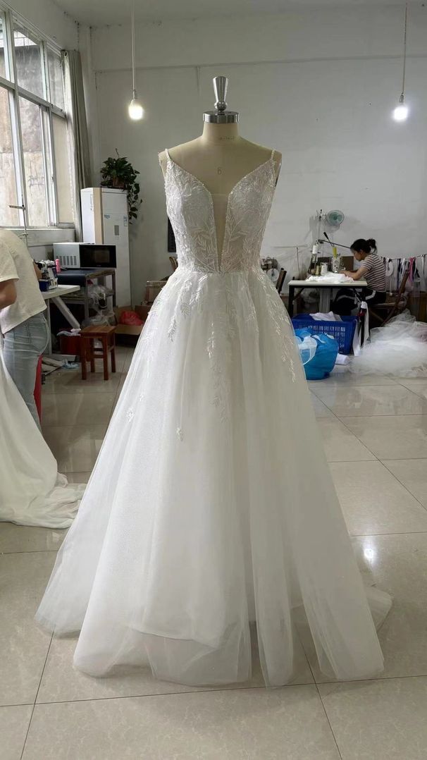 Women's Clothing Evening Dress One Piece Dropshipping New Light Wedding Dress_ecoleips.com