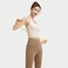 Juyitang Women's Color Block Yoga Sports Suit Fitness Push Up Vest And Pants Two Piece Set Shockproof New_ecoleips.com