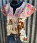 Women's Clothing Temperament Commuter Loose Type Printed Round Neck Short Sleeved Shirt_ecoleips.com