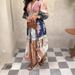 New 2026 Retro Print Ethnic Style Long Dress for Women Bohemian Summer Evening Gown Casual Vacation Commuting Regular Fit_ecoleips.com