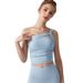 Vest With Fixed Cups, Tight-Fitting, Beautiful Back Yoga Bra, Long Slimming, Solid Color, Pure Desire Fitness Wear For_ecoleips.com