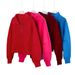 Scuba High Neck Half Zip Sports Fitness Yoga Suit For Women Loose Long Sleeve Fleece Lined In Stock_ecoleips.com