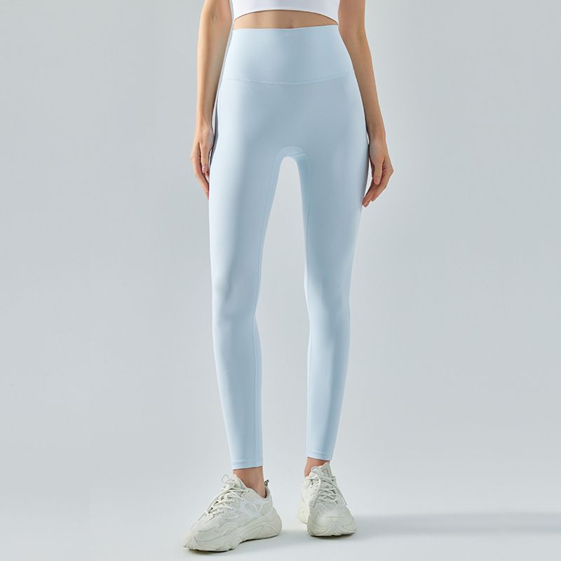 Women's Clothing Ningbo Calorie Glutinous Soft Peach Hip Tight Sports Fitness Pants High Waist Hip Lifting Slimming Nude Yoga Pants Women_ecoleips.com