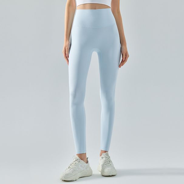 Women's Clothing Ningbo Calorie Glutinous Soft Peach Hip Tight Sports Fitness Pants High Waist Hip Lifting Slimming Nude Yoga Pants Women_ecoleips.com