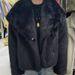 Trendy Faux Fox Fur Coat For Women – Oversized Lapel Winter Jacket In Black/Taupe/Coffee (S-XXL) | Streetwear Chic & Vegan-Friendly_ecoleips.com