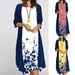 2025 Autumn New EU-US Cross-border Fashion Casual Printed Vest And Dress 2-piece Set_ecoleips.com