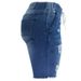 22 European American Cross-border Early Spring New Style, Elegant And Suitable For Commuting, Blue Washed Mid-waist Dark_ecoleips.com