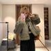 Fashion Motorcycle Suit Suede Short Fur Integrated Jacket Casual Jacket_ecoleips.com