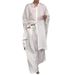 Women's Clothing New Style Casual Loose Solid Color Shirt Suit Wide Leg Pants Two Piece Set_ecoleips.com