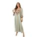 Muslim Women's Clothing Abaya Dubai Dress Embroidered Robe Evening Gown_ecoleips.com