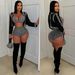 Women's Clothing Sexy Elegant Hot Diamond Three Piece Set_ecoleips.com