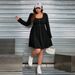 European And American Plus-size Women's Clothing 2026 Spring-summer New Style Waist-cinching Large Hem_ecoleips.com