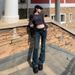 YC&American Retro Low-waist Sexy Stretch Slim-fit Versatile Flared Jeans For Women In Early Autumn & Extra-long Pants_ecoleips.com