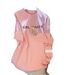 Women's White Short Sleeve T-Shirt Spring/Summer Loose Fit Mid-Length Base Layer Top plus Size Rabbit Print Simple Design_ecoleips.com