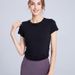 Yujia Spring Hoodies, Short Sleeves, Quick Drying Sports T-shirts, Women's Fitness Yoga Clothes, Tops_ecoleips.com
