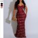 Women's Clothing Sequin Party Long Skirt Fashion Sling Hip A Line Skirt Dress_ecoleips.com