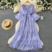 Elegant V-Neck Flutter Sleeve Wrap Waist Ruffle Hem Maxi Dress For Women – Soft & Flowy Summer Dress In Multiple Colors_ecoleips.com