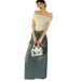 Women's Slim Fit Off-Shoulder Ribbed Stretch Tee Short Sleeve Crop Top Y2K Aesthetic T-Shirt for Summer_ecoleips.com
