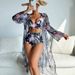 Women’s Clothing new sexy high end fashion multi color printed three piece bikini BIKINI women's swimsuit_ecoleips.com
