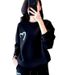 Women's Clothing Plus Size Women's Fashion Set Casual Spring/Autumn Loose Slimming Round Neck Sweatshirt And Wide Leg Pants Two-Piece Outfit_ecoleips.com