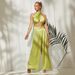Women's Clothing Solid Color Tube Top Wide Leg Pants Suit_ecoleips.com